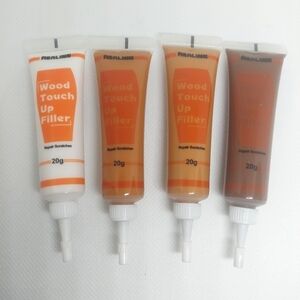 REALiNN wood touch up filler repair scratches set of 4 white tan brown